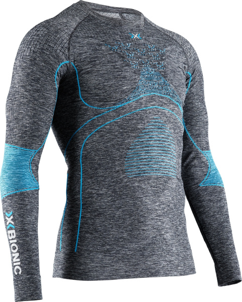 Водолазка Energy Accumulator 4.0 Melange Shirt Round Neck LG SL M (G161 dr gr mel/blue; XXL)